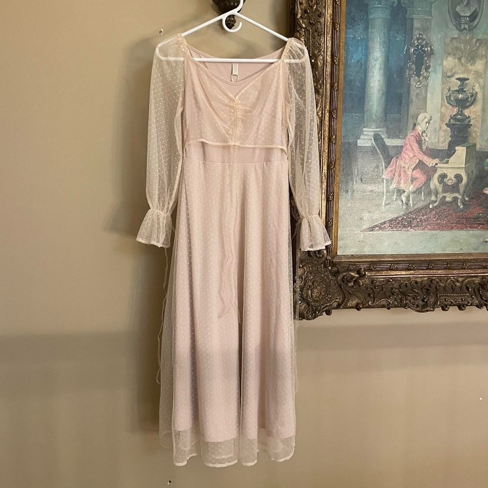 dreamy cream dress.